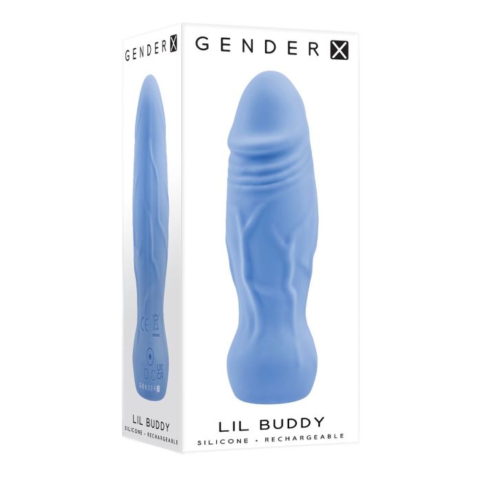 Mini Vibrador Gender X Lil Buddy Azul 1