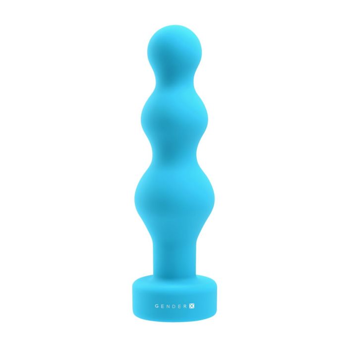 Vibrador Anal Negro Gender X Azul 18