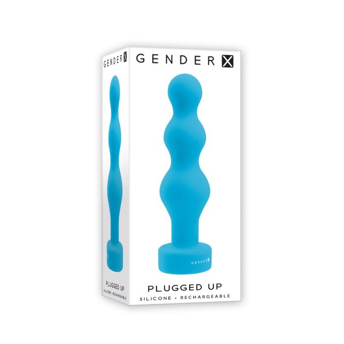 Vibrador Anal Negro Gender X Azul 2