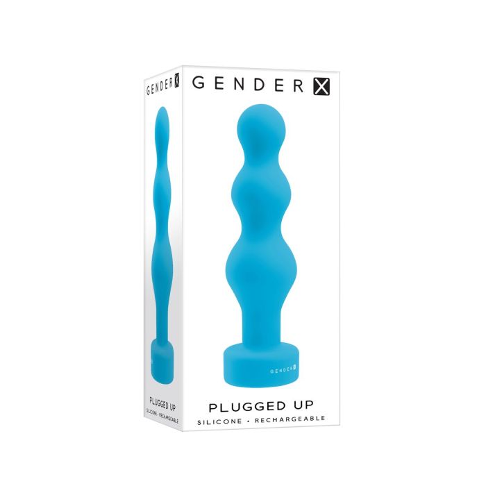 Vibrador Anal Negro Gender X Azul 1