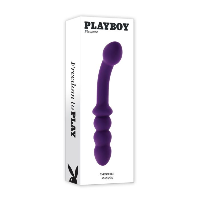 Vibrador Anal Negro Playboy Morado 1