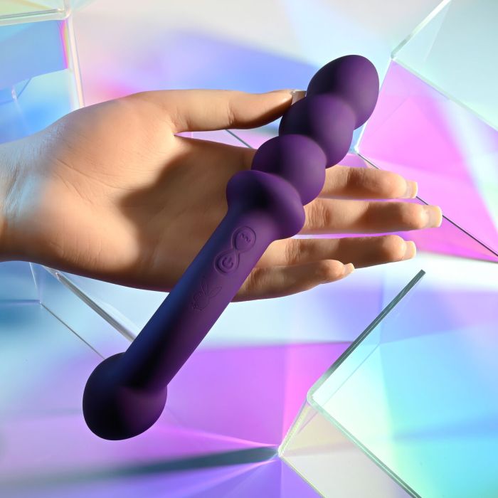 Vibrador Anal Negro Playboy Morado 11