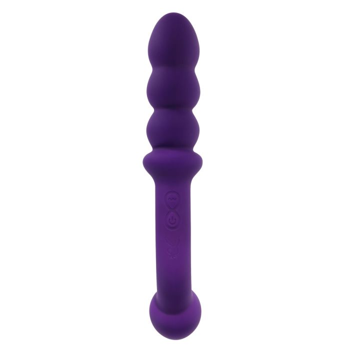 Vibrador Anal Negro Playboy Morado 8