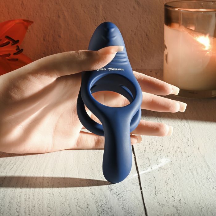 Anillo para el Pene Zero Tolerance Azul 15