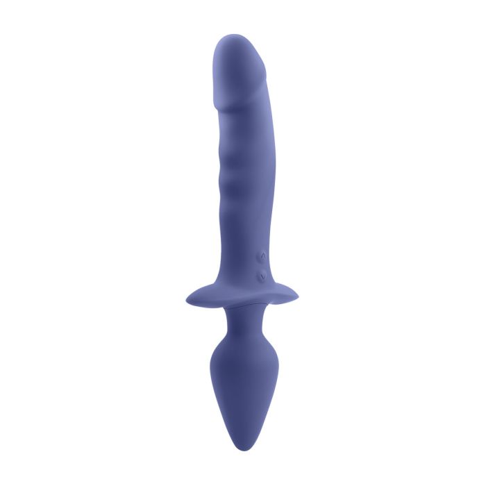 Vibrador Anal Negro Gender X Dual Defender Morado 7