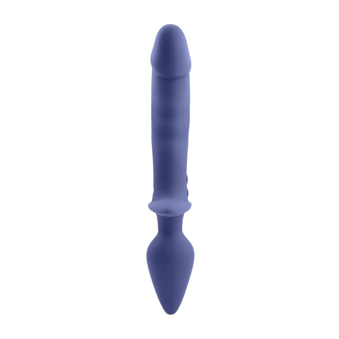 Vibrador Anal Negro Gender X Dual Defender Morado 6