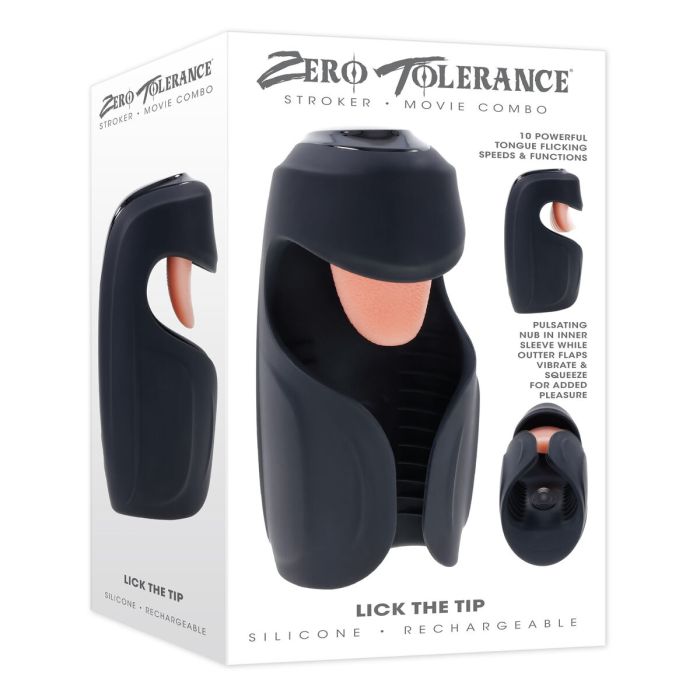 Masturbador Masculino Zero Tolerance Negro 1