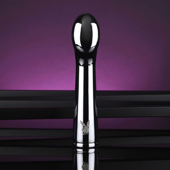 Vibrador Punto G Playboy Plateado 3