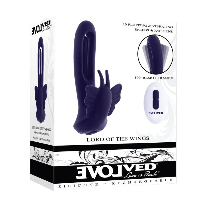 Vibrador Punto G Evolved LORD OF THE WINGS Morado 1