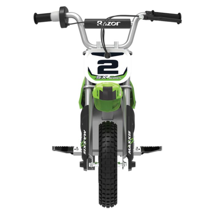 Moto Eléctrica para Niños Razor Dirt Rocket SX350 McGrath Blanco Negro Verde Gris