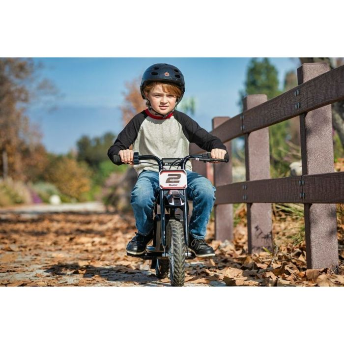 Moto Eléctrica para Niños Razor MX125 Blanco Cromo 5