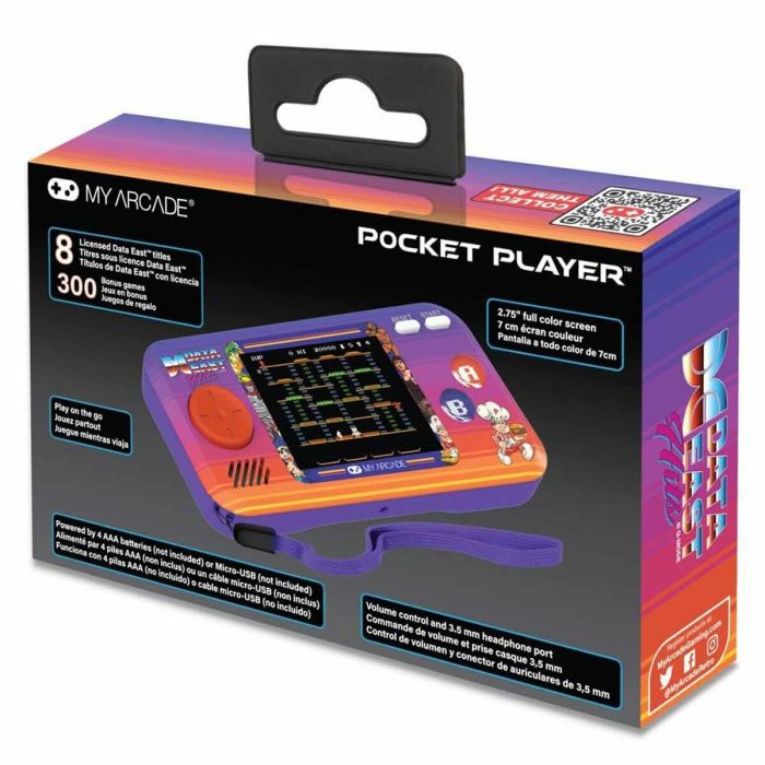 My Arcade Pocket Player Data East 308 Games DGUNL-4127