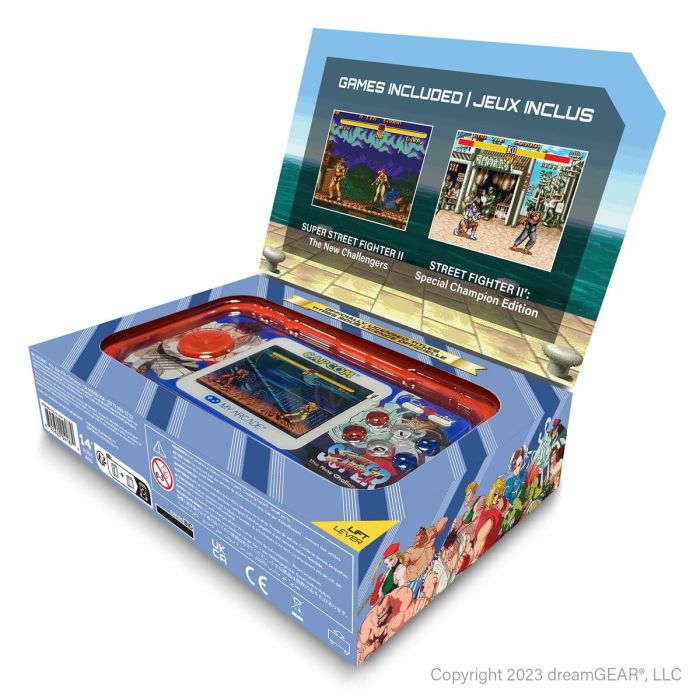 Videoconsola Portátil My Arcade Pocket Player PRO - Super Street Fighter II Retro Games 7