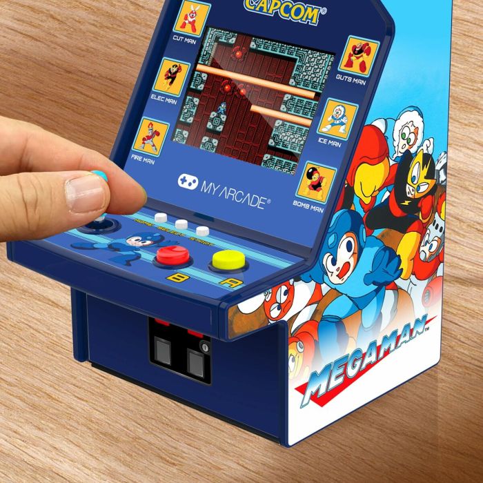 Videoconsola Portátil My Arcade Micro Player PRO - Megaman Retro Games Azul 5