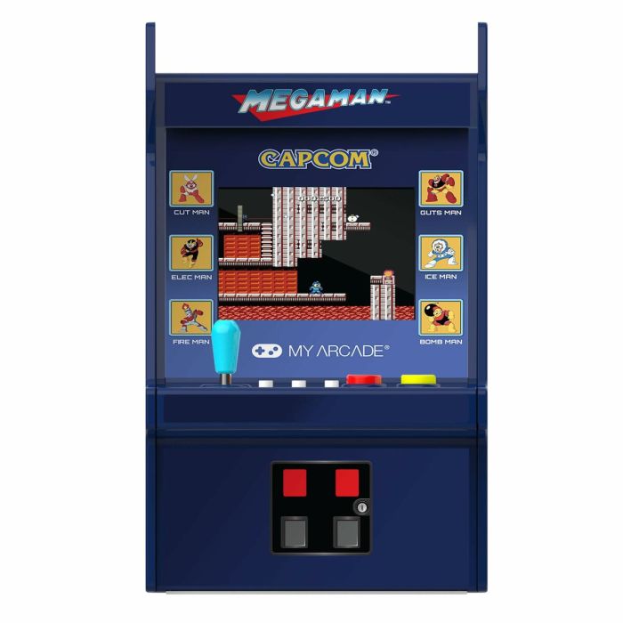 Videoconsola Portátil My Arcade Micro Player PRO - Megaman Retro Games Azul 6