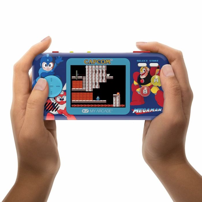 Videoconsola Portátil My Arcade Pocket Player PRO - Megaman Retro Games Azul 6