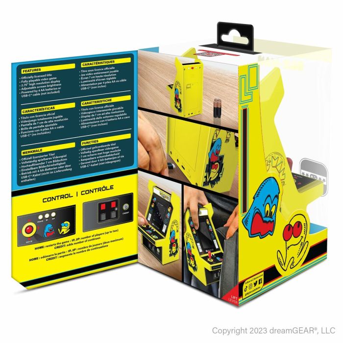 Videoconsola Portátil My Arcade Micro Player PRO - Pac-Man Retro Games Amarillo 1