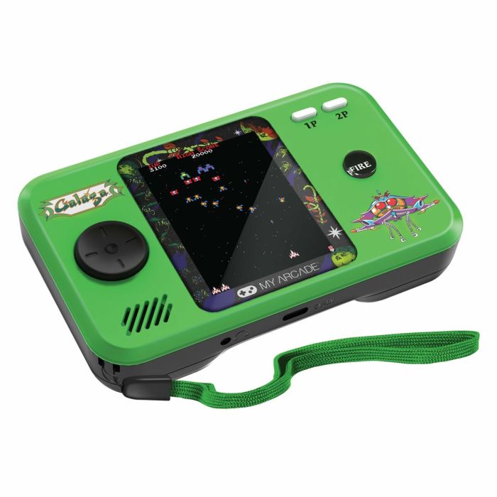 Videoconsola Portátil My Arcade Pocket Player PRO - Galaga Retro Games Verde 4