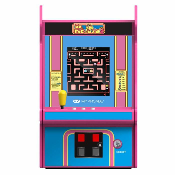 Videoconsola Portátil My Arcade Micro Player PRO - Ms. Pac-Man Retro Games Azul 5
