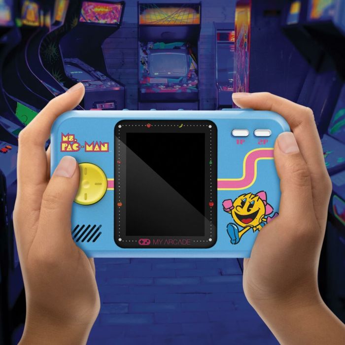 Videoconsola Portátil My Arcade Pocket Player PRO - Ms. Pac-Man Retro Games Azul 3