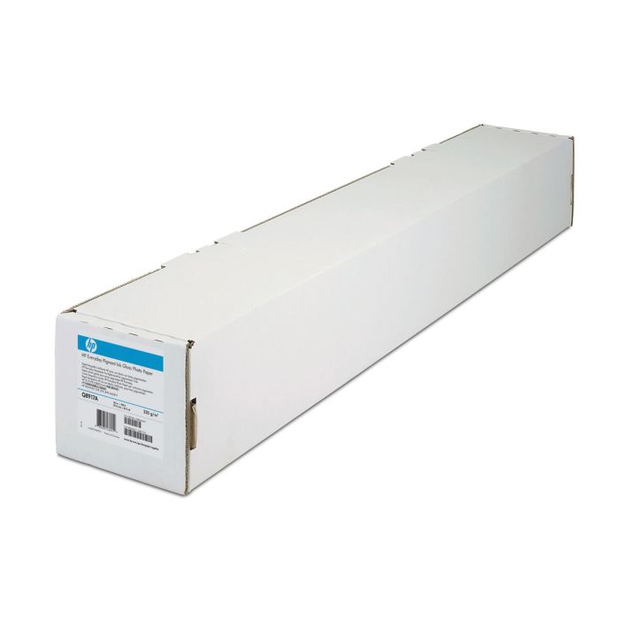 Rollo de papel Fotográfico HP Q8918A 20 Hojas Secado rápido Brillante 30,5 m Blanco