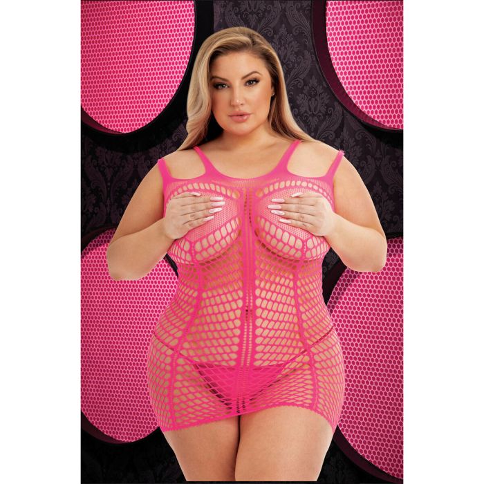 Vestido Lapdance Rosa (Queen size) 3