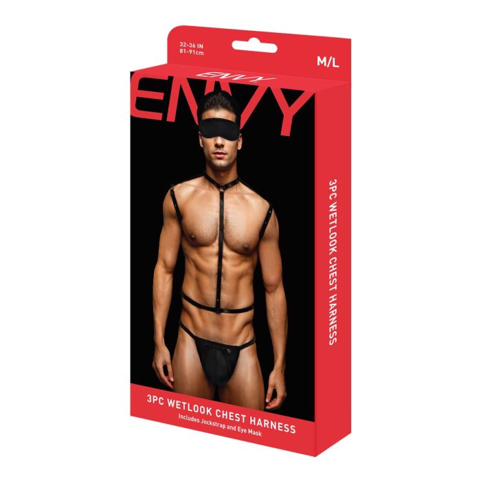 Arnés Envy Negro M/L Pecho 1