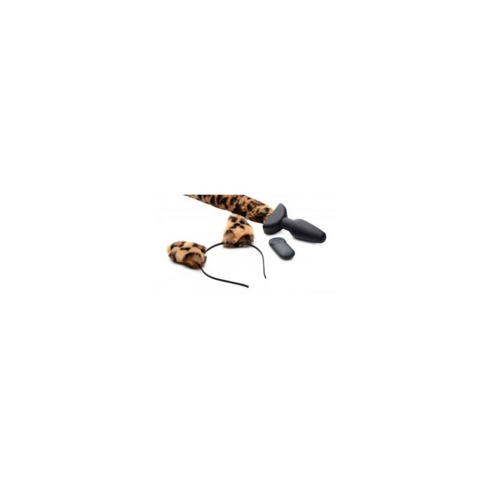 Plug Anal XR Leopardo Vibrador 4