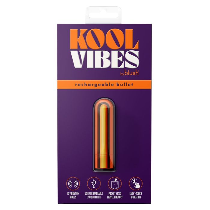 Bala Vibradora Blush Kool Vibes Naranja 1