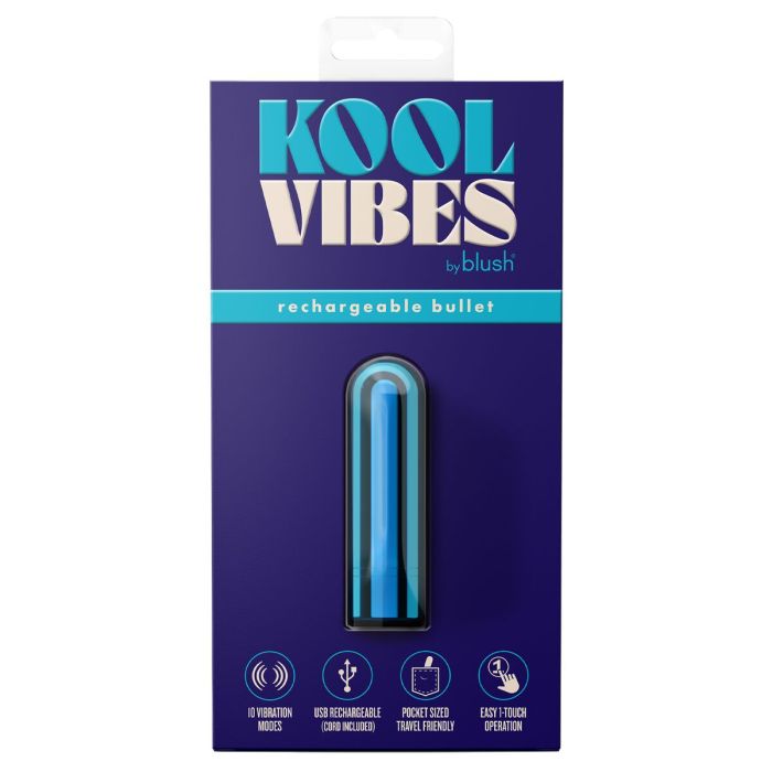 Bala Vibradora Blush Kool Vibes Azul 1