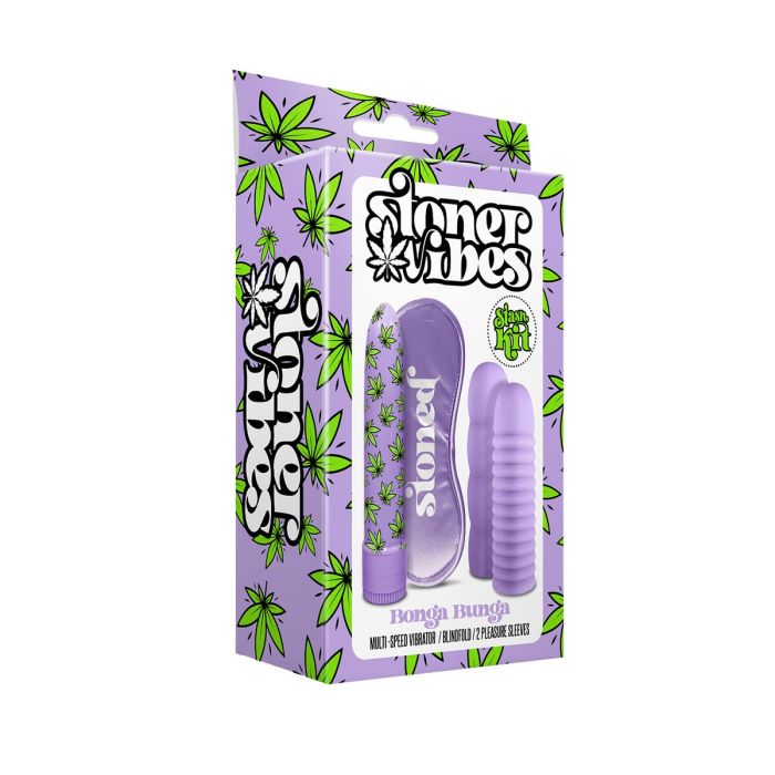 Vibrador clásico NS Novelties Bonga Bunga Morado 1