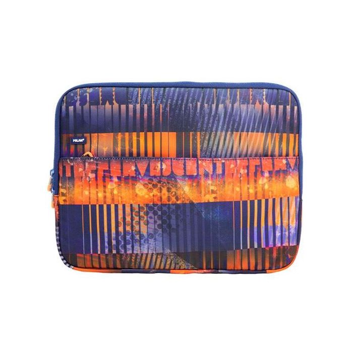 Funda para Portátil Milan Fizz Azul marino Naranja 13" 34,5 x 26 x 2,5 cm