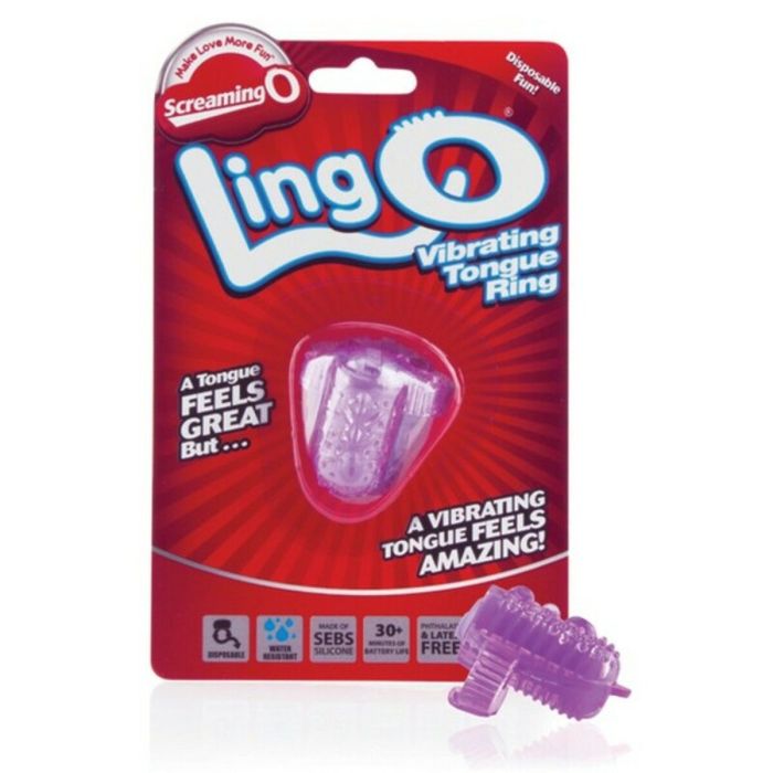 Vibrador para Lengua The LingO Púrpura The Screaming O SCLINGO 1 Vibrador para Lengua The LingO Púrpura The Screaming O SCLINGO 1