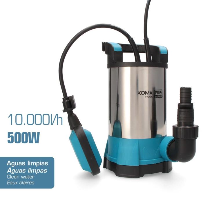 Bomba sumergible aguas limpias 500w