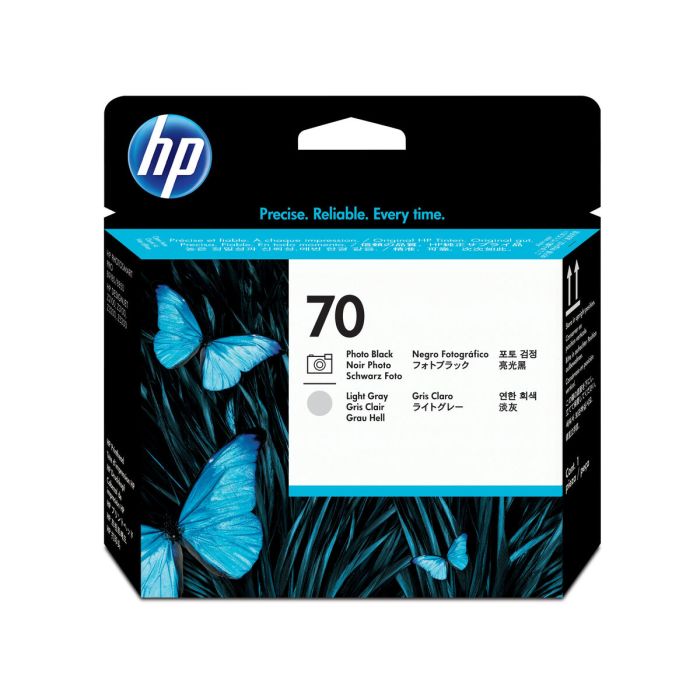 HP Cabezal de impresión DesignJet 70 negro fotográfico/gris claro