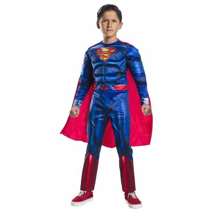 Disfraz para Niños Rubies Black Line Deluxe Superman Azul