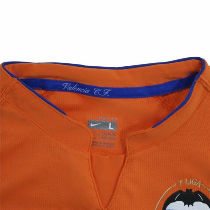 Camiseta de Fútbol de Manga Corta para Niños Nike Valencia CF 07/08 Away Naranja 2
