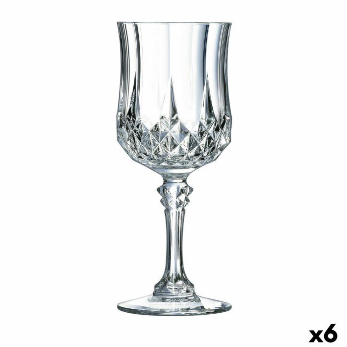 Copa de vino Cristal d’Arques Paris Longchamp Transparente Vidrio (25 cl) (Pack 6x) 2