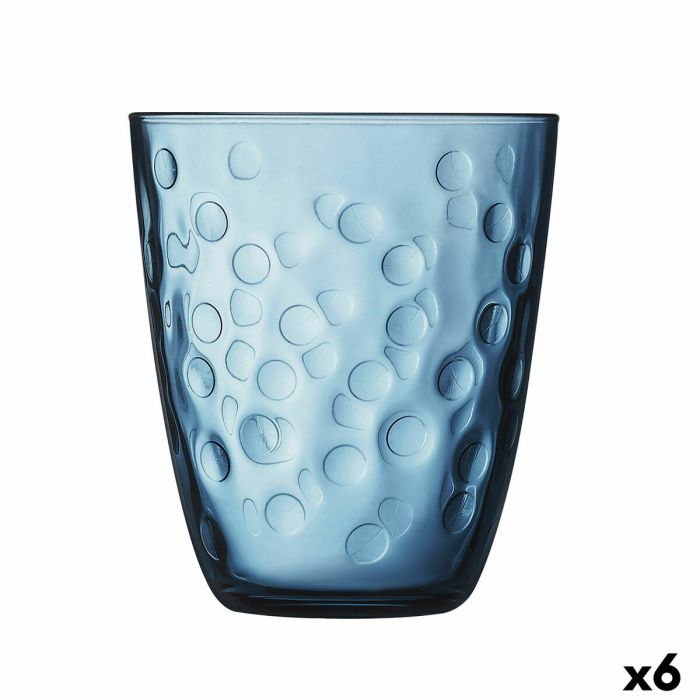 Vasos Luminarc Pepite Azul Vidrio (31 cl) (Pack 6x) 2