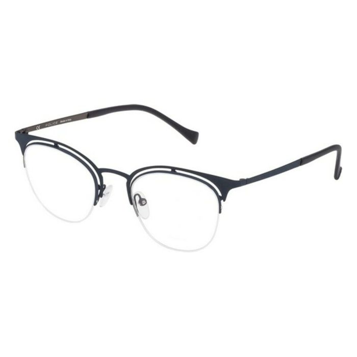 Montura de Gafas Hombre Police VPL263 Azul Ø 49 mm