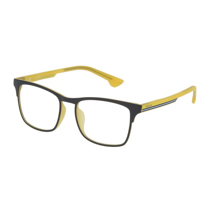 Montura de Gafas Hombre Police VPL480-5107SH Marrón Ø 51 mm