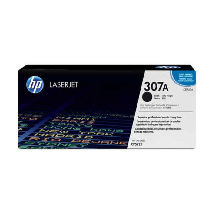 Toner Hp Color Laserjet Cp5225 Cp5225N Cp5225D -Ce740A- Negro 7.000 Pags