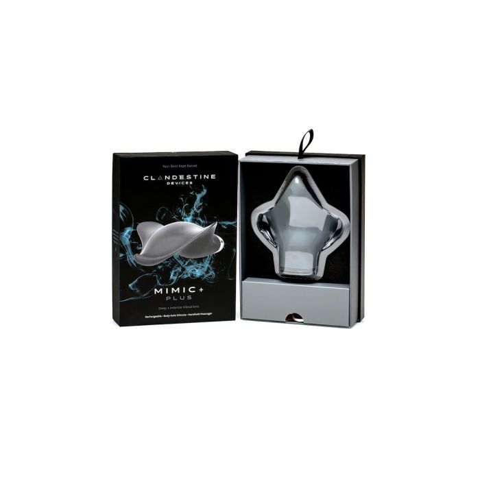 Vibrador Clandestine Mimic+ Gris 7