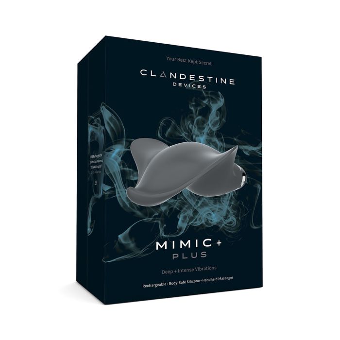 Vibrador Clandestine Mimic+ Gris 2