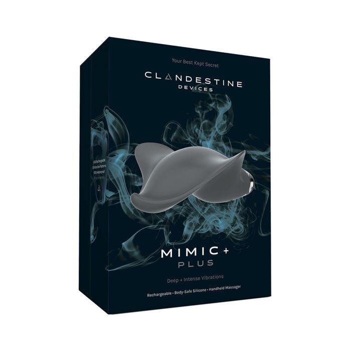 Vibrador Clandestine Mimic+ Gris 1