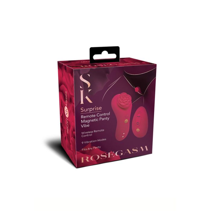 Vibrador Secret Kisses RoseGasm Rojo 1