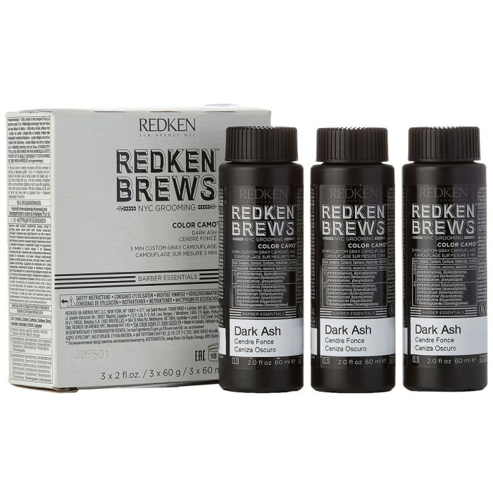 Coloración Semipermanente Brews Redken 1NA - dark ash 60 ml