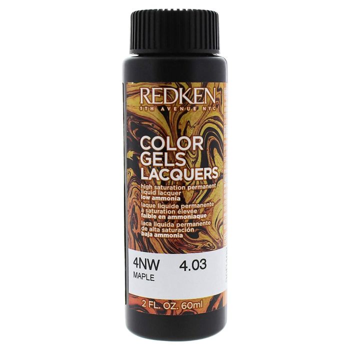 Coloración Permanente Redken Color Gel Lacquers 4NW-maple (3 x 60 ml)