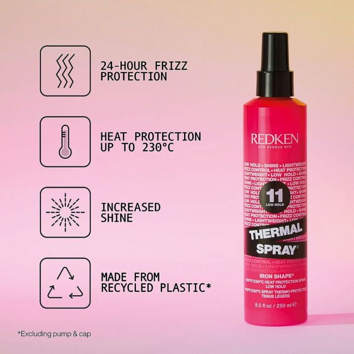 Spray de Peinado Redken Iron Shape Termoprotector 250 ml 1
