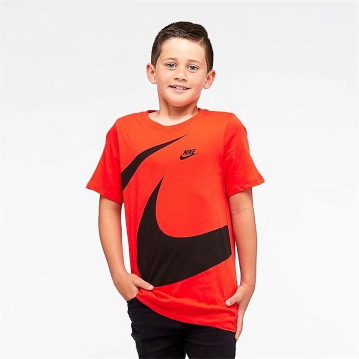 Camiseta de Manga Corta Infantil Nike Naranja 5